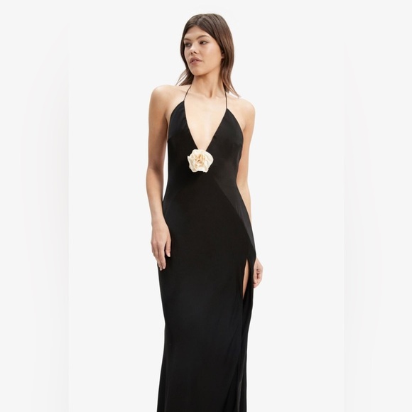 Bardot Aradia Halter Dress In Black - Picture 5 of 13